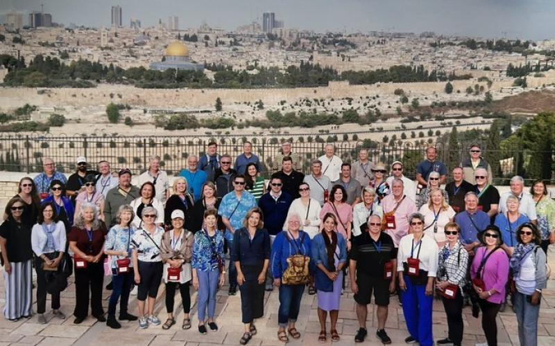 Church group from Fernandina Beach trapped in Israel. Submitted photo