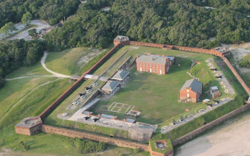Proposed improvements to Fort Clinch State Park include another entrance lane and replacing a nearby dock. Photo courtesy Florida State Parks
